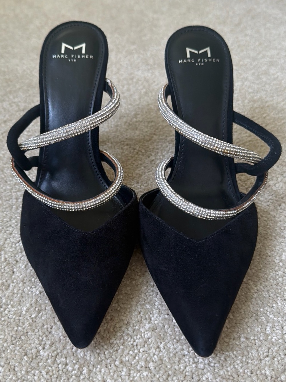 Marc Fisher Rhinestone Heels - Picture 3 of 9